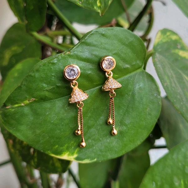 Premium Quality Rose Gold Studs - PDC038