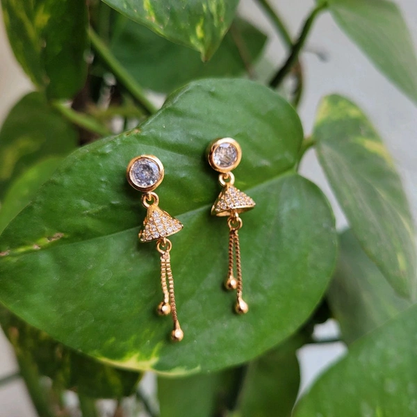 Premium Quality Rose Gold Studs - PDC038