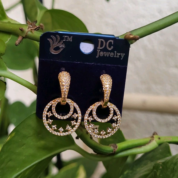 Ditcahable and 2way Unable Premium Quality Rose Gold Studs - PDC039