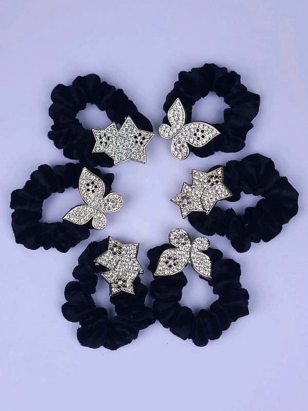 Black Color Hair Band in Butterfly or Star Design 1Pc