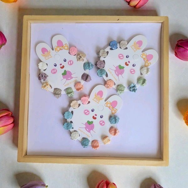 Kids Tiny Clips Strawberry Design Set Of 10 - 1Pack -  - PKA007