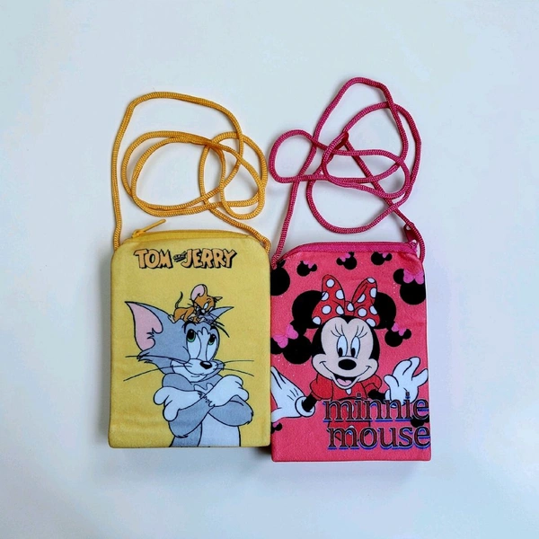 Kids Sling Bag 1Pc - As Per Available Stock