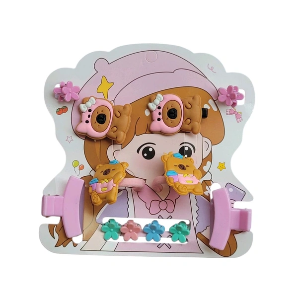 Kids Little Conbo ( 2 Clips, 2 Bands, 2 Tiktiks and 6 Tiny Clips) 1Set - PKC009