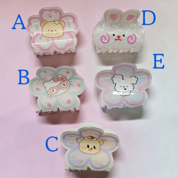 Acrylic Hair Claw Clips 1Pc