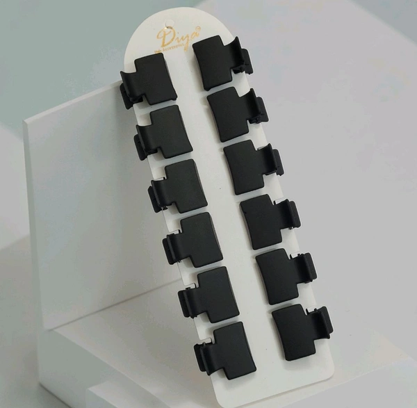 Matte Small Balck Hair Clip - P555