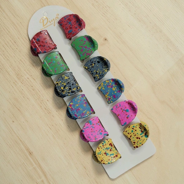 Small Colorful Hair Clip - P575