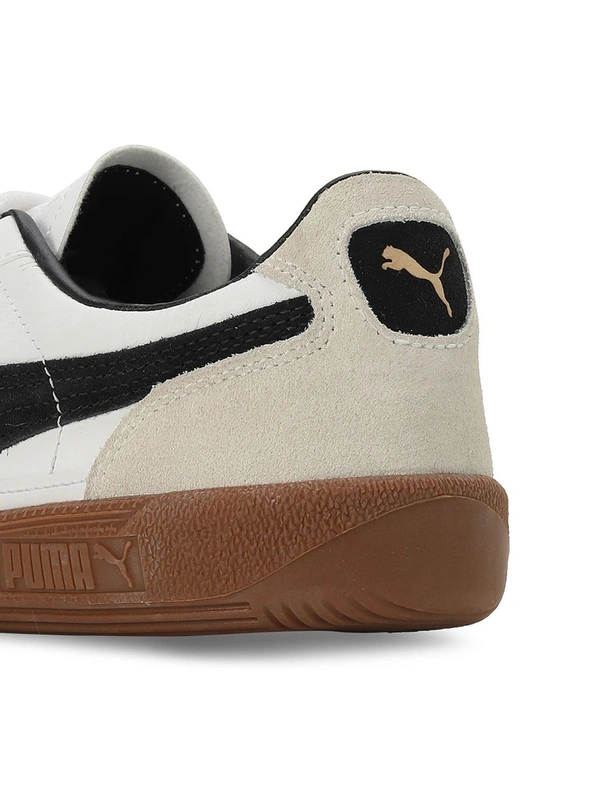 Palermo Lth Unisex White Sneakers