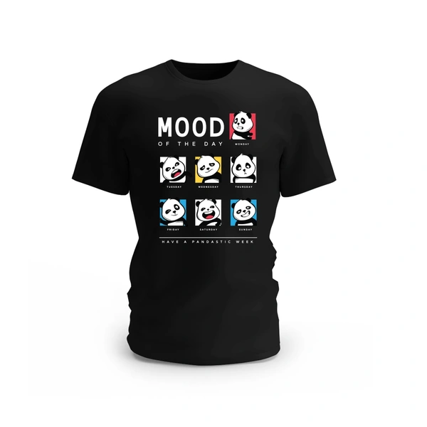 Panda Mood of the Week Cotton T-shirt 