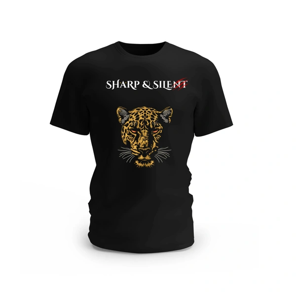 Sharp & Silent Leopard Cotton T-shirt 