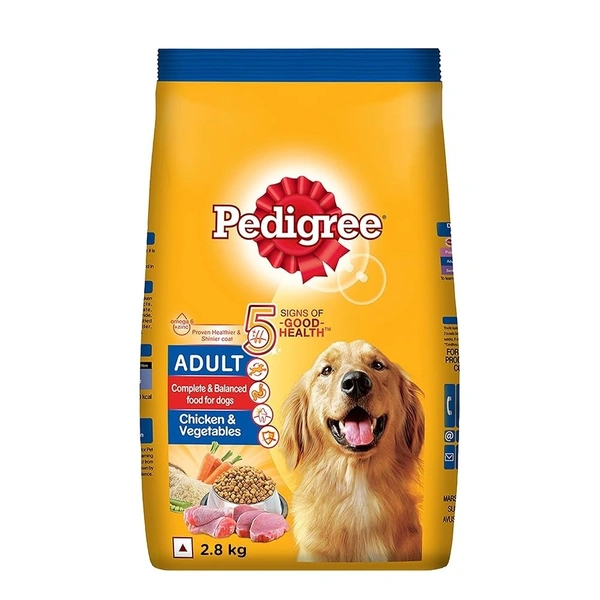Pedigree Adult Dry Dog Food, Chicken & Vegetables 1.2 kg