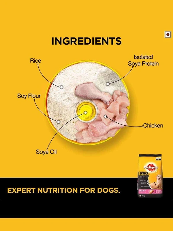 Pedigree Pro Puppy Small Breed Dog Food 3kg