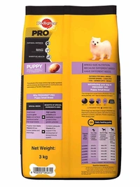 Pedigree Pro Puppy Small Breed Dog Food 3kg