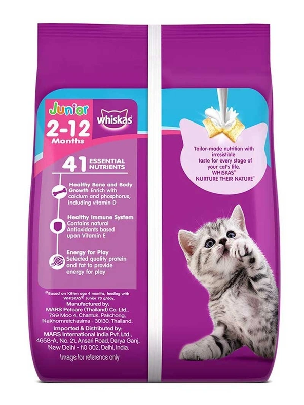 Whiskas Kitten Ocean Fish with Milk Cat Food 6.5 kg