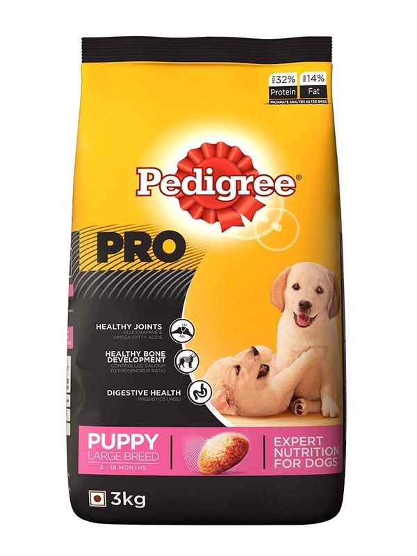Pedigree Pro Puppy Large Breed Dog Food 3kg