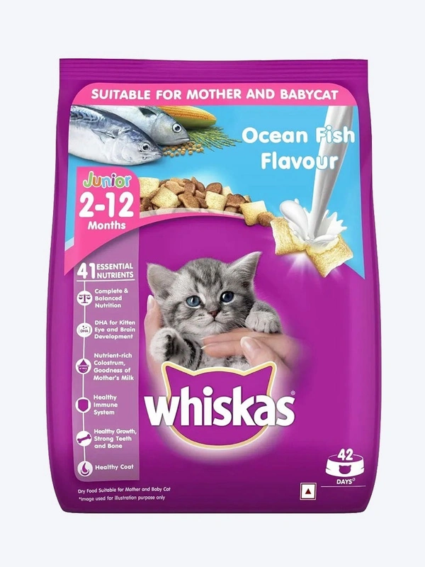 Whiskas Kitten Ocean Fish with Milk Cat Food 3kg