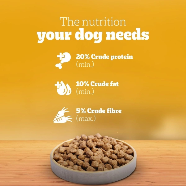 Pedigree Adult Dry Dog Food, Chicken & Vegetables, 3 kg