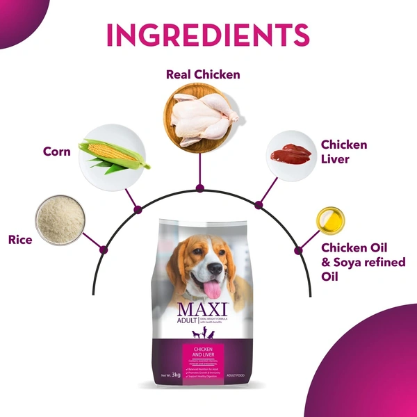 DROOLS MAXI DOG ADULT DRY FOOD 500G