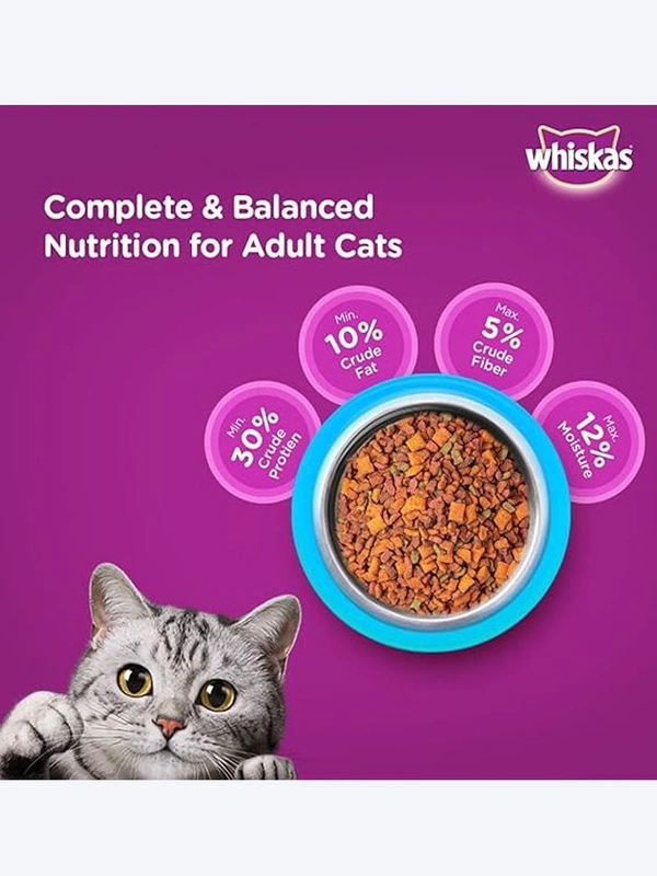 Whiskas Ocean Fish Flavor Adult Cat Dry Food 3kg