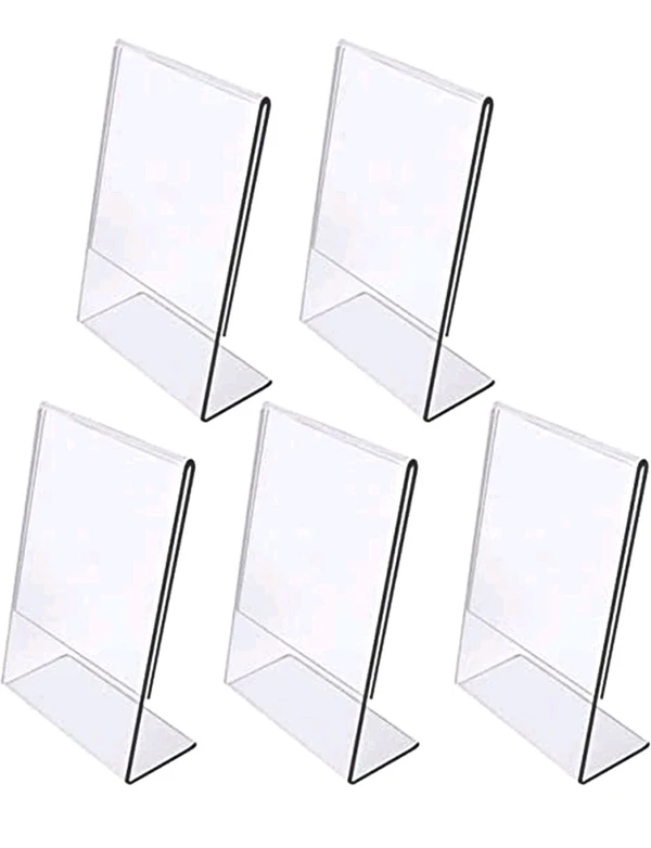 A5 Pack Of 5 Acrylic Sign Holder