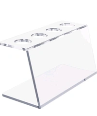  4 Holes Ice Cream Cone Holder Stand - White, 4 Hole