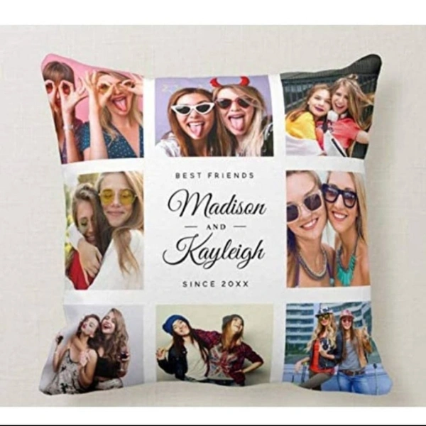 Cushion Cover With Filler, Standard, WhiteCushion 8 photos required n ur lovely note gift this to ur love ones n make them smile 🥰  - white, 12*12