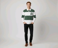 Toggster Full Sleeve Zipper T Shirt - M, Militiary green