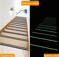 5Meter Anti Slip Tape with Glow in Dark Stripe for Stairs Waterproof Non Slip Strips for Stair Treads Black & Green Non-Slip Traction Tapes