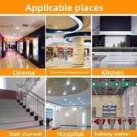 5Meter Anti Slip Tape with Glow in Dark Stripe for Stairs Waterproof Non Slip Strips for Stair Treads Black & Green Non-Slip Traction Tapes