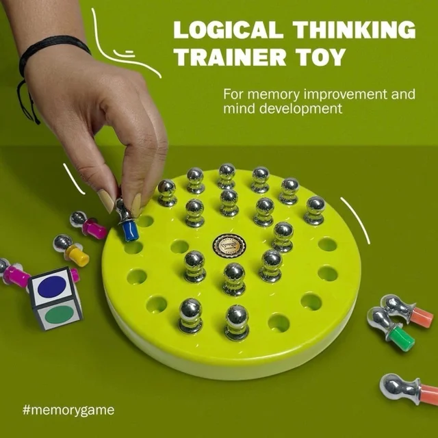 Color Matching Memory Game for Kids | Chrome-Coated Plastic Memory ...