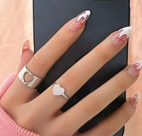 Couples Heart Shaped Rings - 13