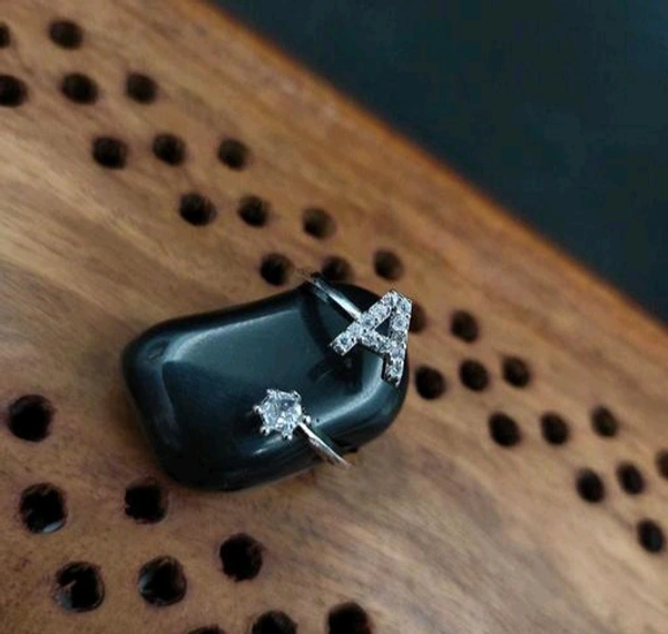 A Letter Ring - Free Size