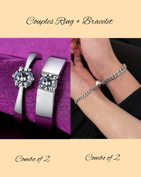Combo Of 2 Bracelets + 2 Rings