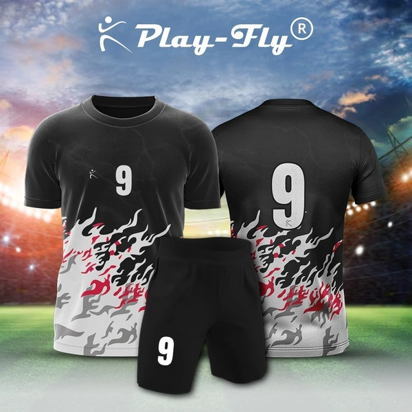 White and Black printed jersey set with pant (pack of 15)