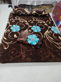 Fleece Bedsheet Non Cotton King Size - All, King Size