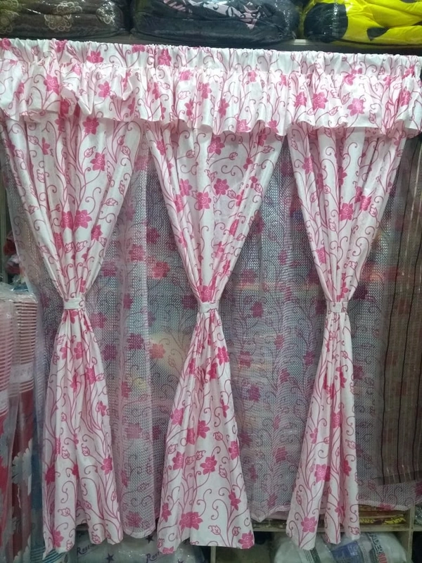 Curtains Three Part Net - Mixed, Door and Window size