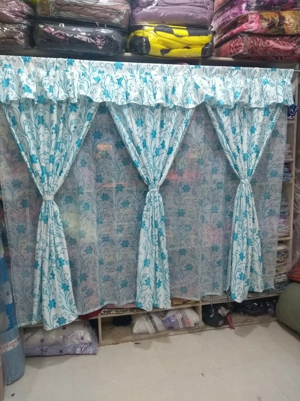 Curtains Three Part Net - Mixed, Door and Window size