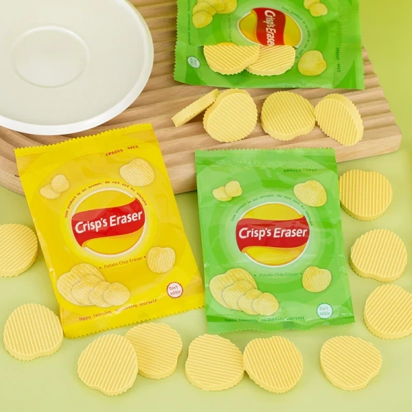 Chips design Eraser (set of 2)