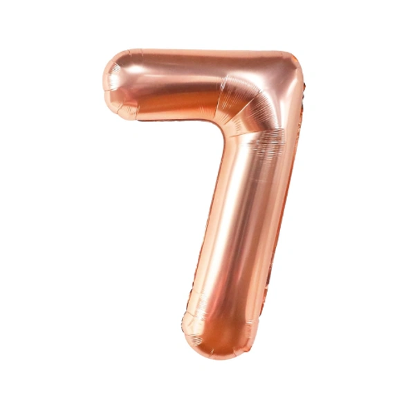 32-Inch Gold Number 7 Foil Balloon
