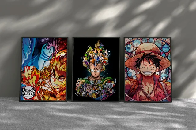 Anime Photo Frame (Pack Of 3)