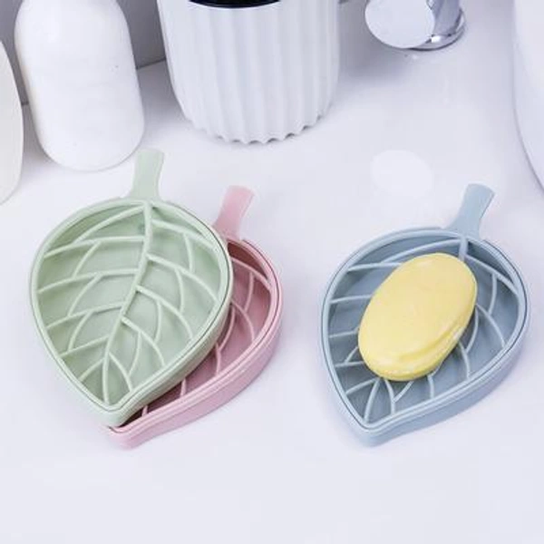 Leaf Shape Dish  Soap Holder For Kitchen And Bathroom