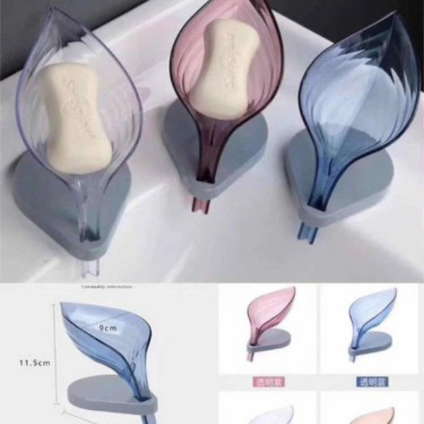 Leaf Shape Soap Box Self Draining Soap Holder