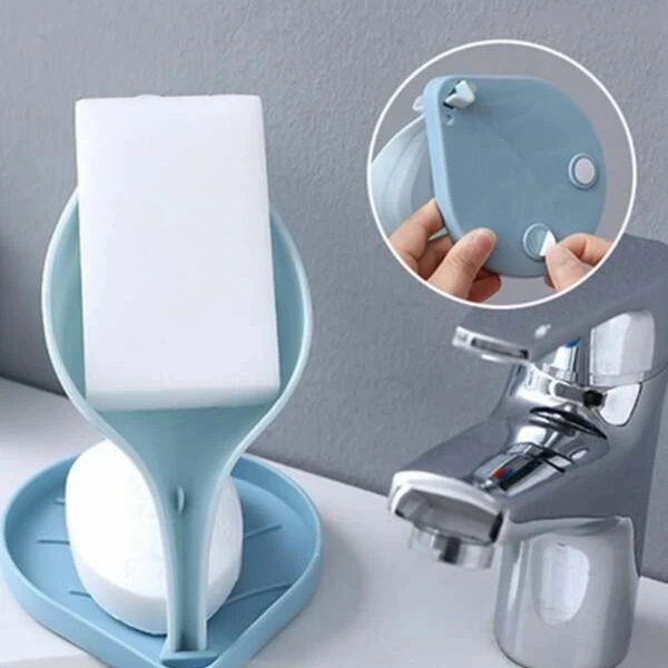 Leaf Shape Soap Box Self Draining Soap Holder
