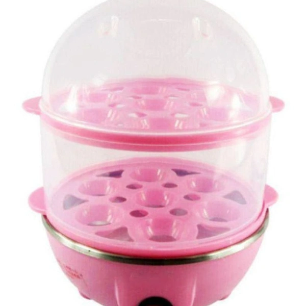 Double Layer Egg Poacher 📌Mini electric egg cooker, egg boiler, egg maker, egg boil machine📌It can also he use as electric Frying pan📌Stainless Steel heating tray easy to clean📌It can hold upto 1-14 eggs.