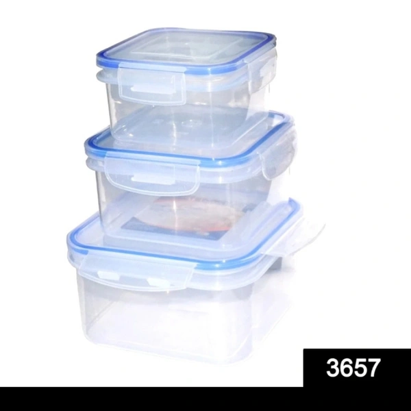Set Of Three Air Tight Boxes 