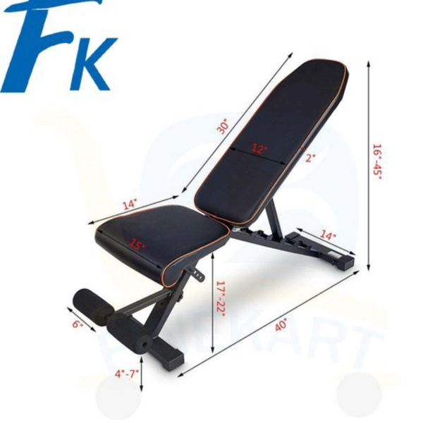 Bench For Chest, Abs, Adjustable 