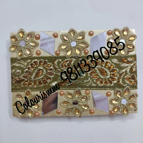 Small Pooja Chowki - Golden