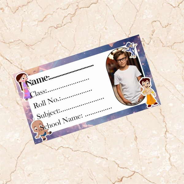 Ayodhara Personalized Photo Name Sticker - Pack of 60