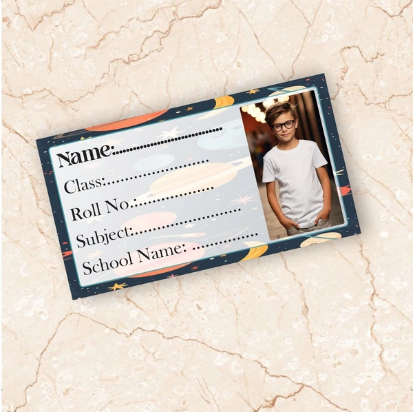 Ayodhara Personalized Photo Name Sticker - Pack of 60