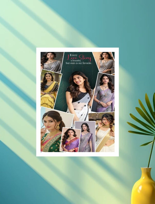 Customized Photo Frame for Birthday A4 Size