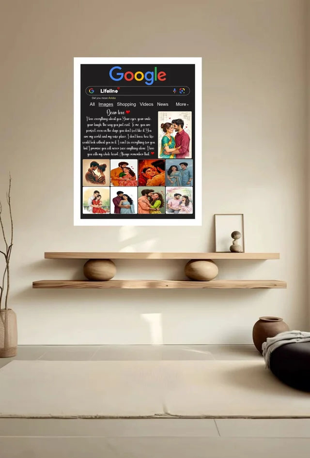 Customized Photo Frame for family A4 Size